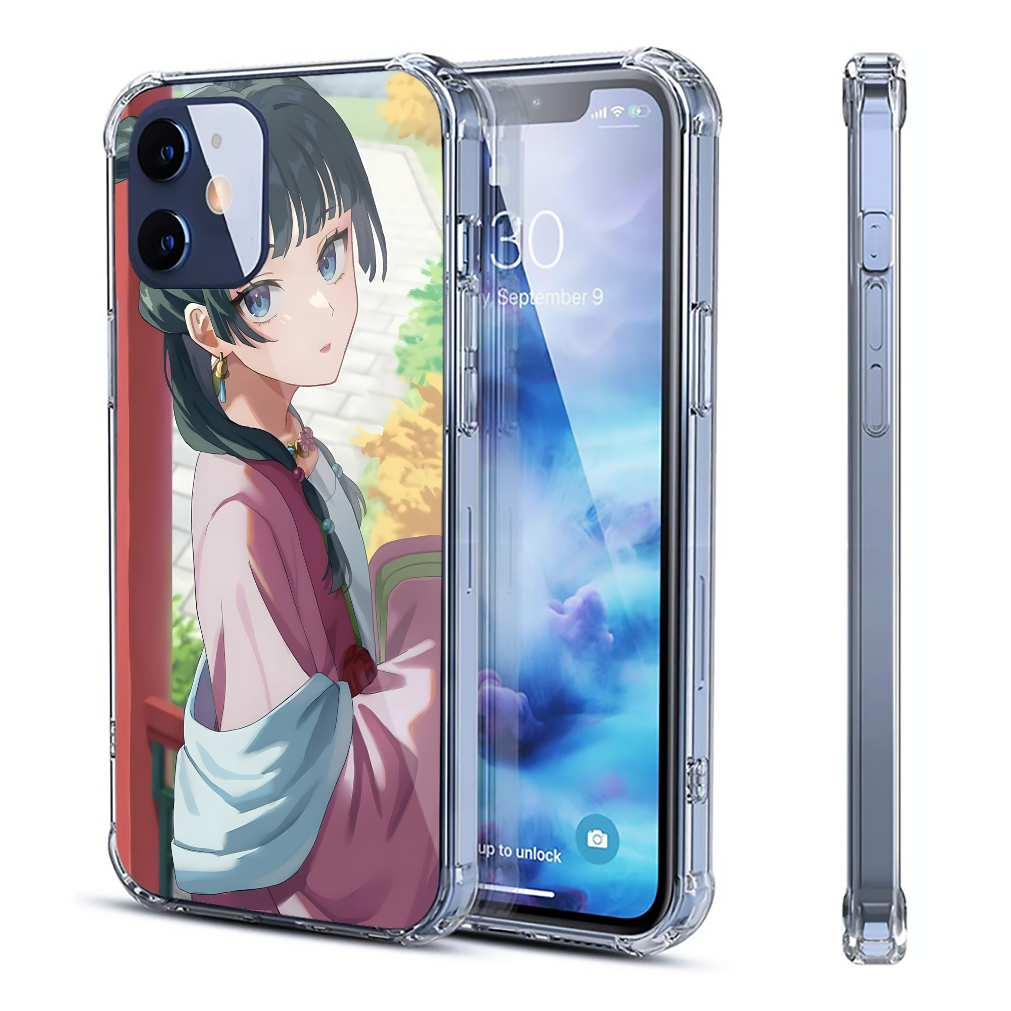 （画像用） 薬屋のひとりごと The Apothecary Diaries 【iPhone 12シリーズ対応】透明スマホケース（クリアソフトケース）